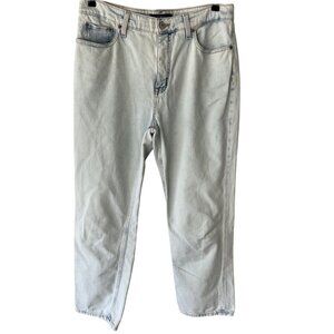 Lauren Black Label Light Wash Womens Hi Rise Straight  Leg Ankle Jeans Sz 10